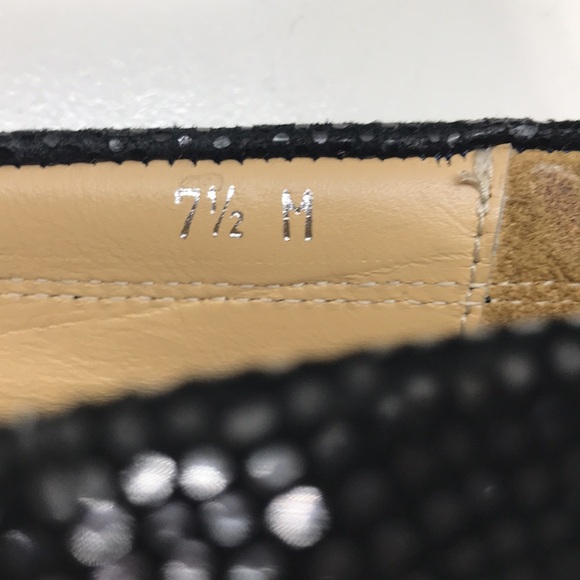 Neiman Marcus Black Leather Penny Loafer Driving Shoes